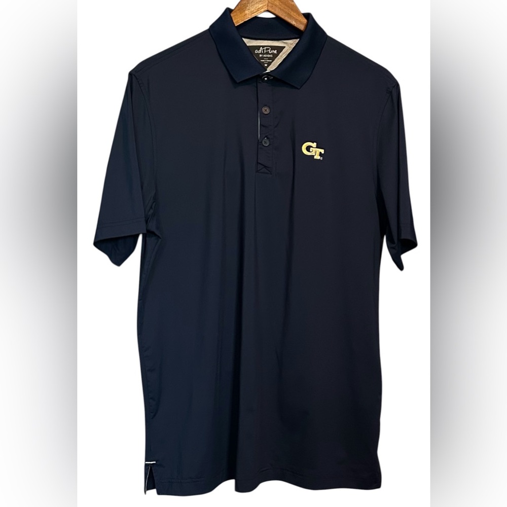 NWOT AdiPure by Adidas Georgia Tech Polo Shirt SZ M